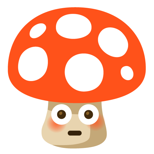 mushroom flushed
