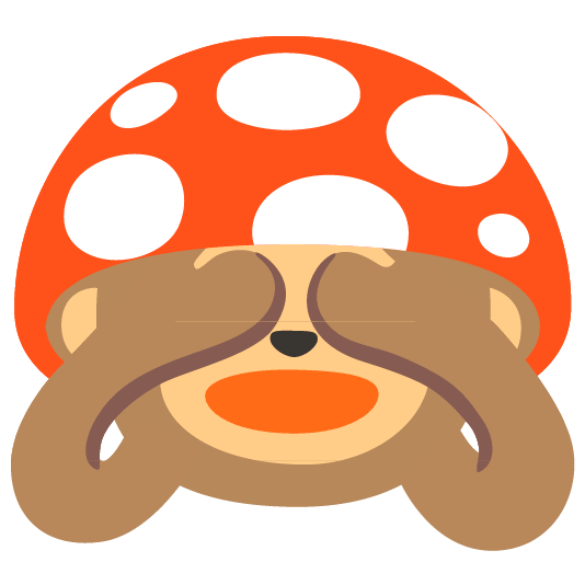 mushroom see no evil