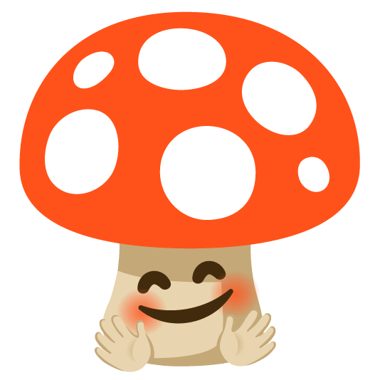 mushroom hugging face