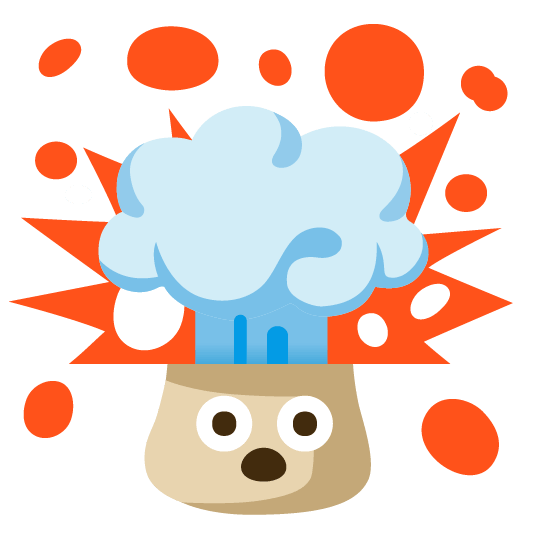 mushroom exploding head