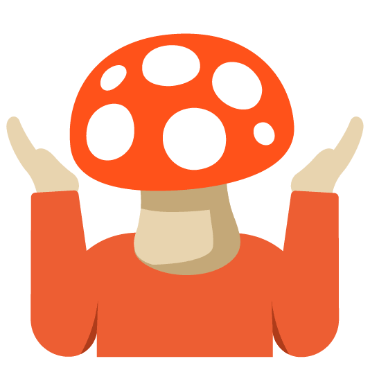 mushroom shrug