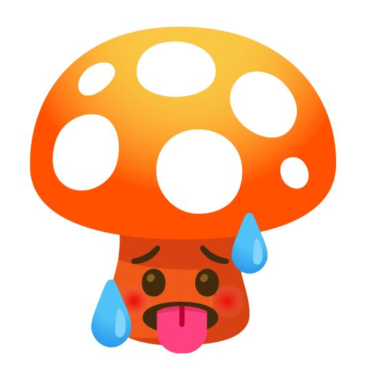 mushroom hot face