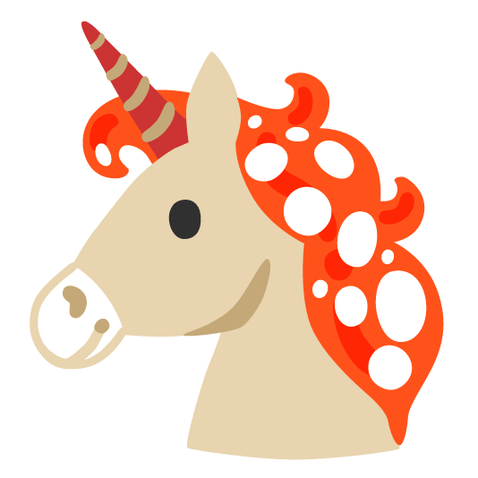 mushroom unicorn face