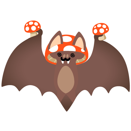 mushroom bat