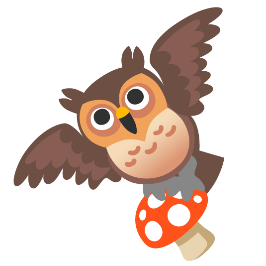 mushroom owl