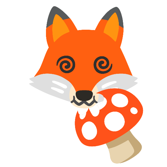 mushroom fox face
