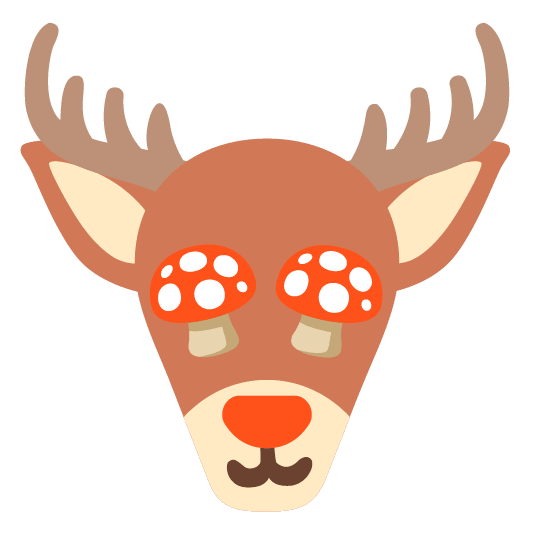 mushroom deer