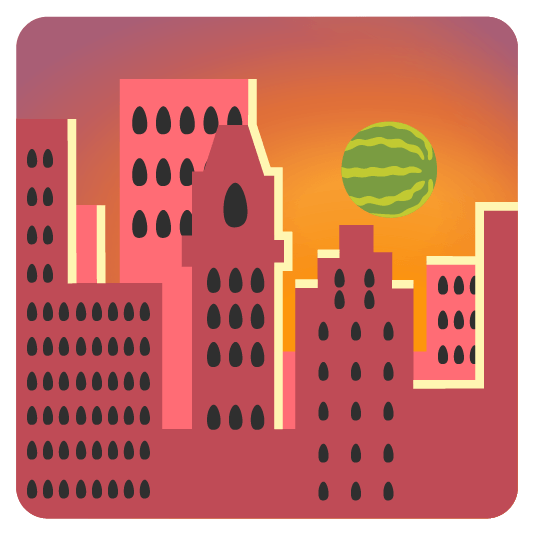 watermelon city sunrise
