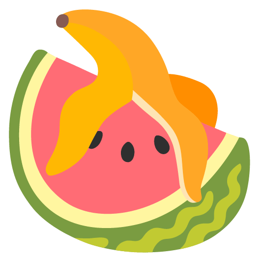 watermelon banana