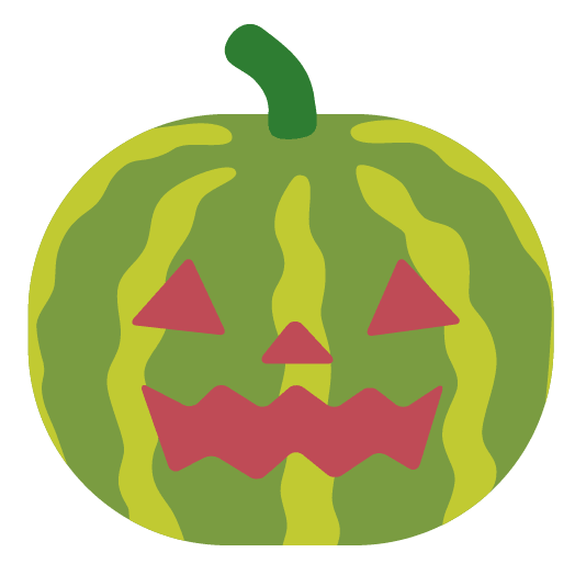 watermelon jack o lantern