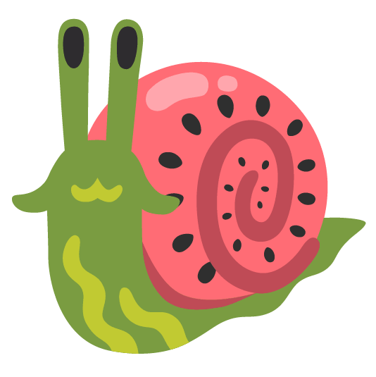 watermelon snail