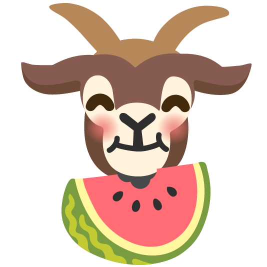 watermelon goat