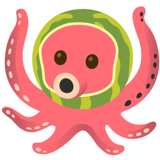 watermelon octopus