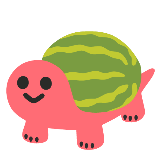 watermelon turtle