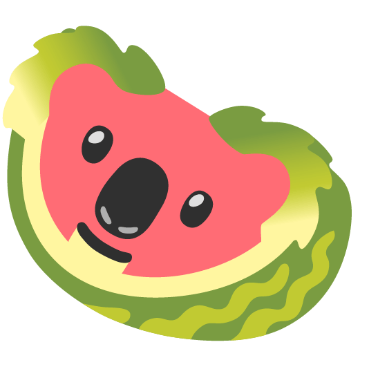 watermelon koala