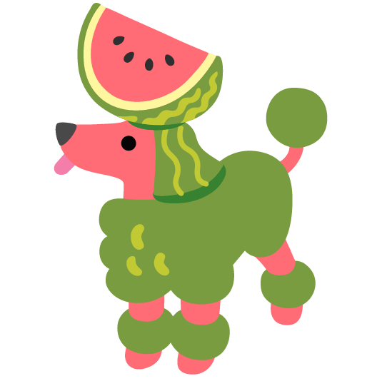 watermelon poodle