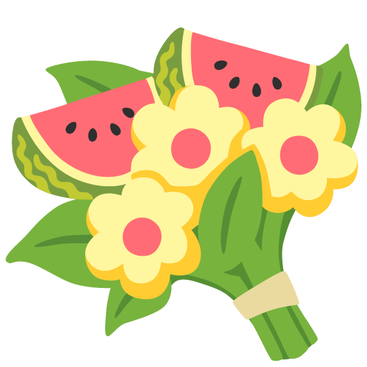 watermelon bouquet