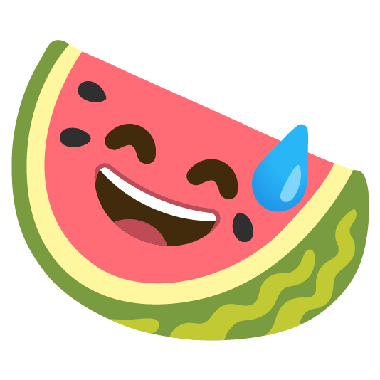 watermelon sweat smile