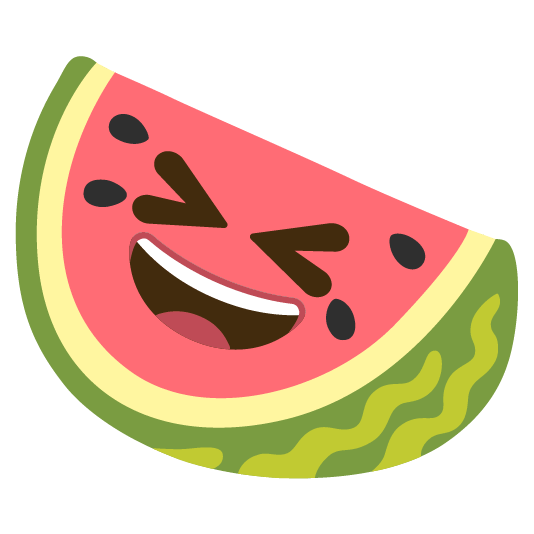 watermelon laughing