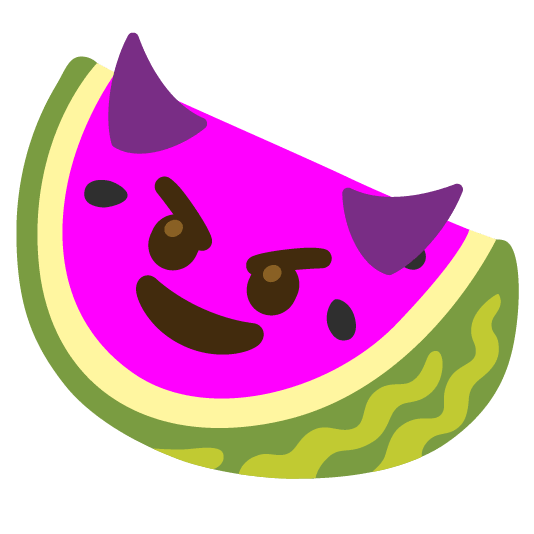 watermelon smiling imp