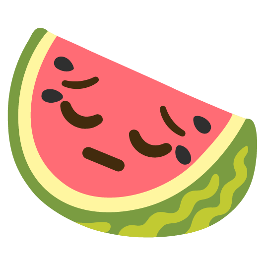 watermelon pensive