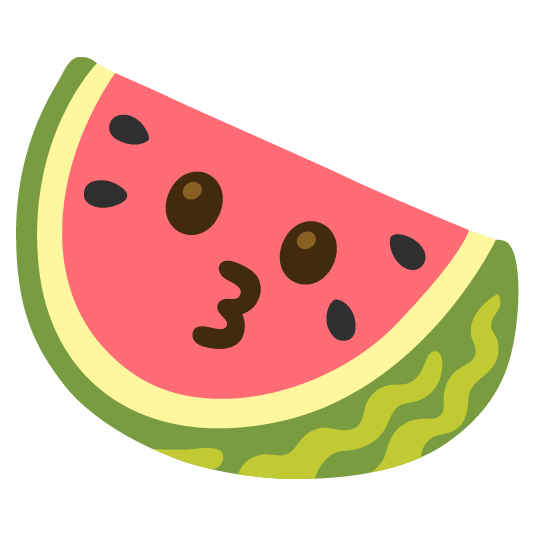 watermelon kissing