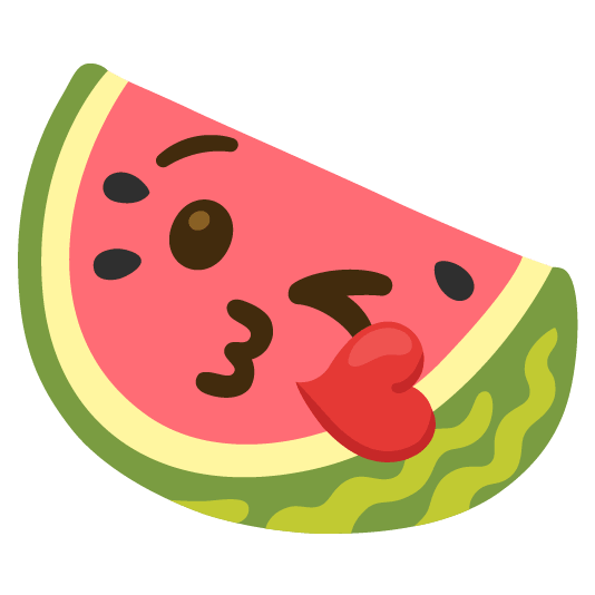 watermelon kissing heart