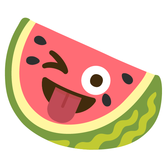 watermelon stuck out tongue winking eye