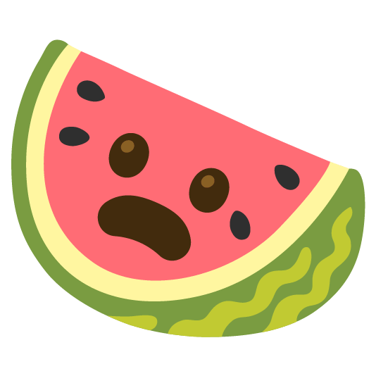 watermelon frowning