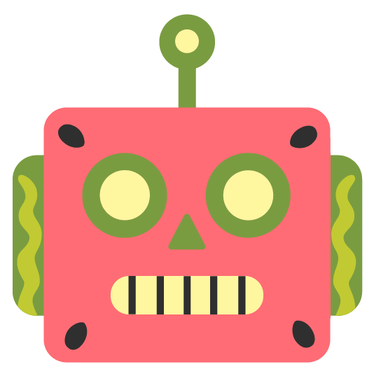 watermelon robot face