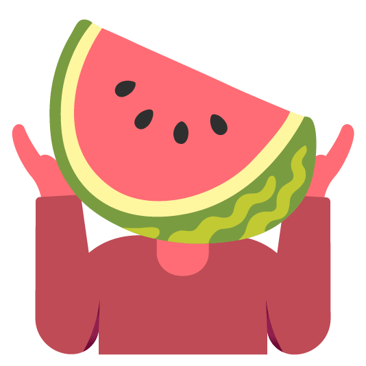 watermelon shrug