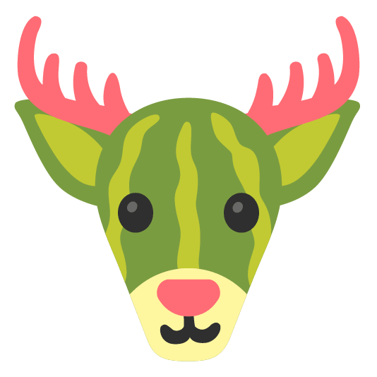 watermelon deer