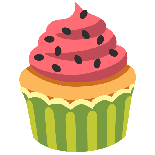 watermelon cupcake