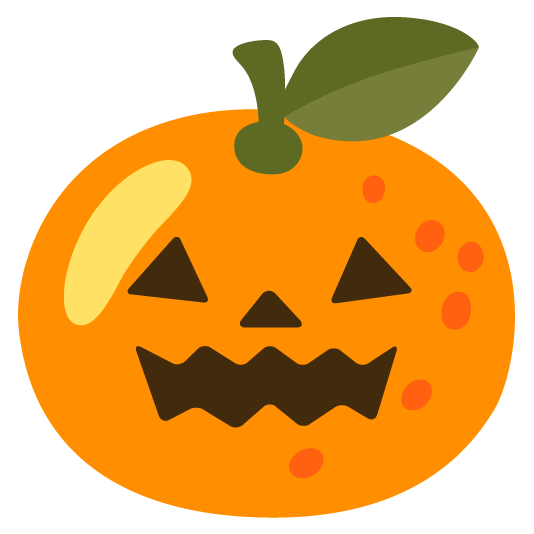 tangerine jack o lantern
