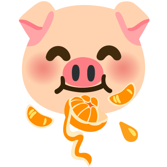 tangerine pig