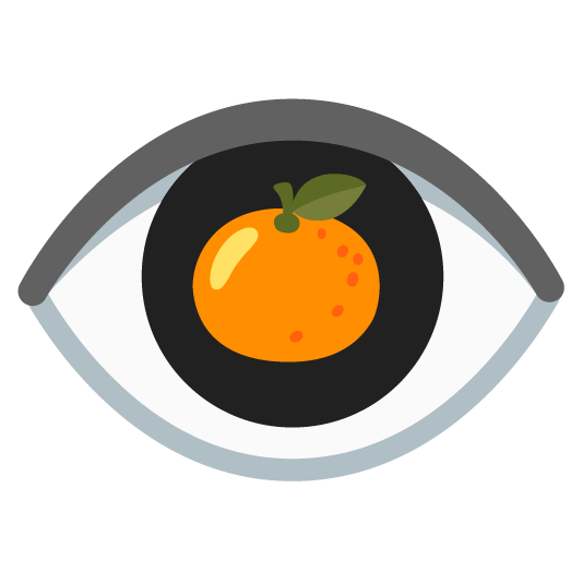 tangerine eye
