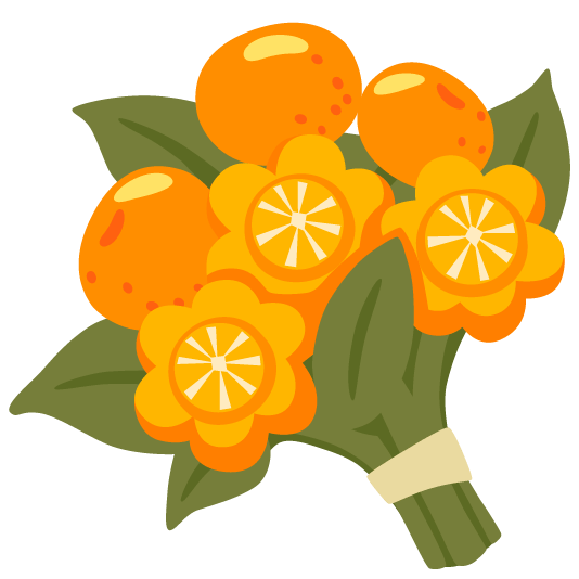 tangerine bouquet