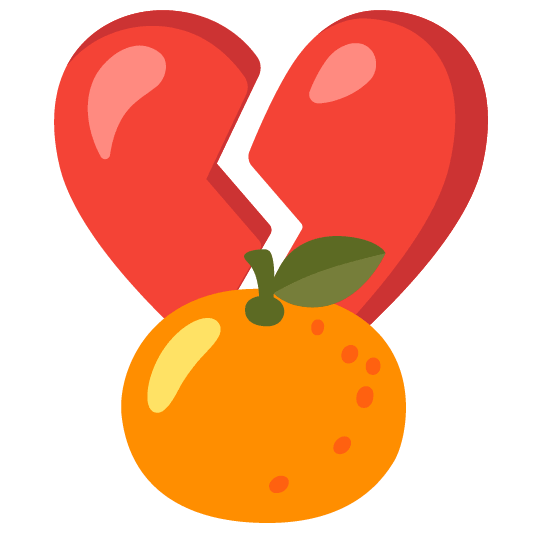 tangerine broken heart