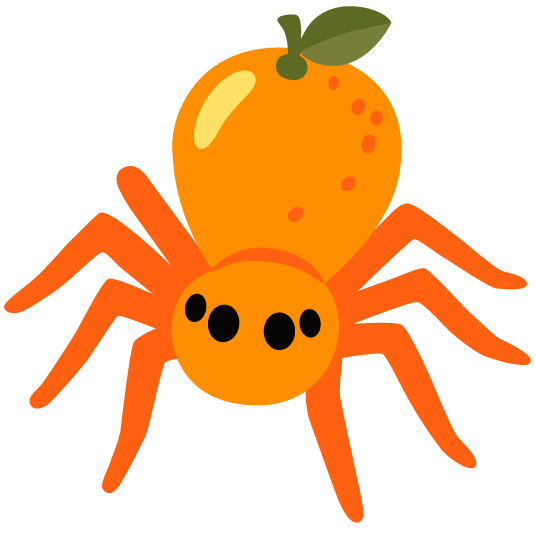 tangerine spider