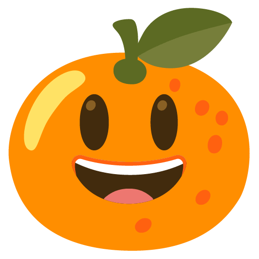 tangerine smiley