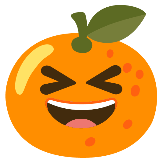 tangerine laughing