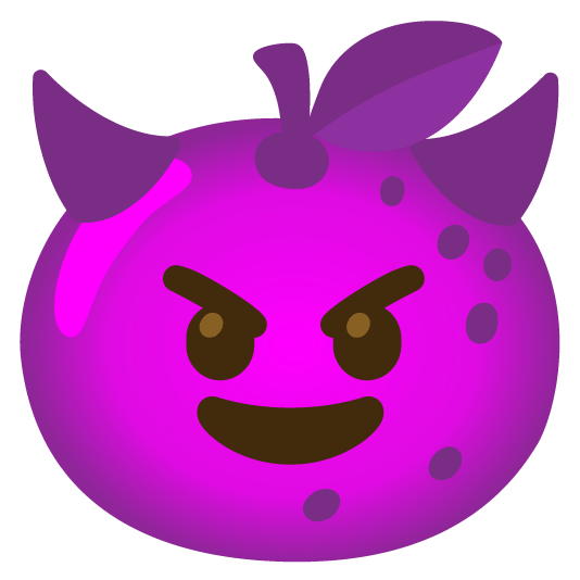 tangerine smiling imp