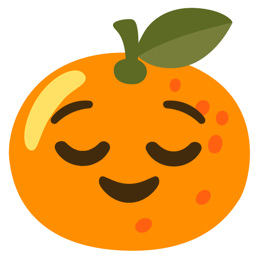 tangerine relieved