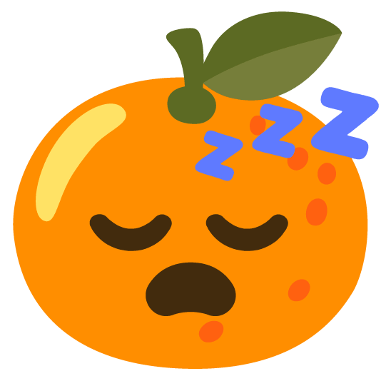 tangerine sleeping