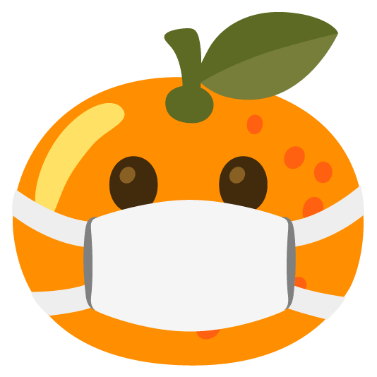 tangerine mask