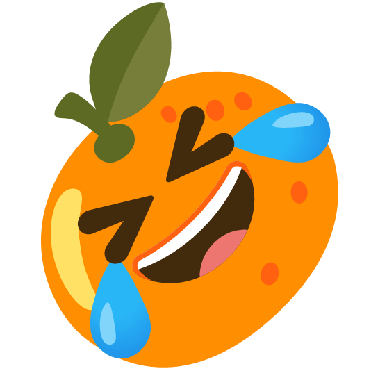 tangerine rolling on the floor laughing