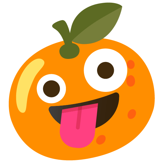 tangerine zany face