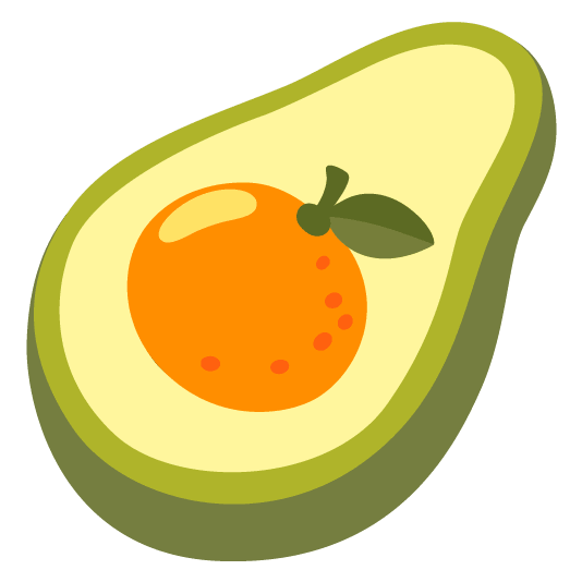 tangerine avocado