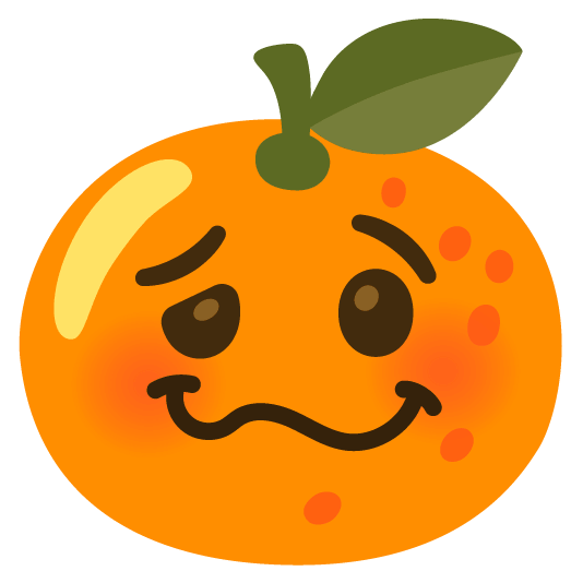 tangerine woozy face