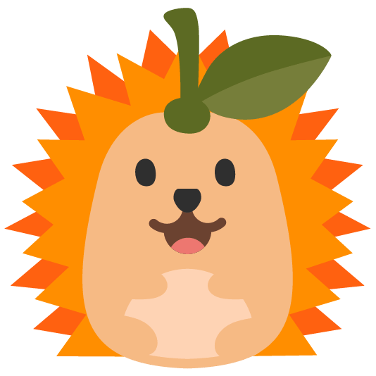 tangerine hedgehog